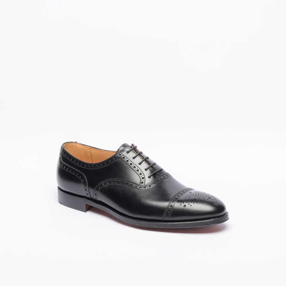 Crockett Jones oxford Westfield black calf