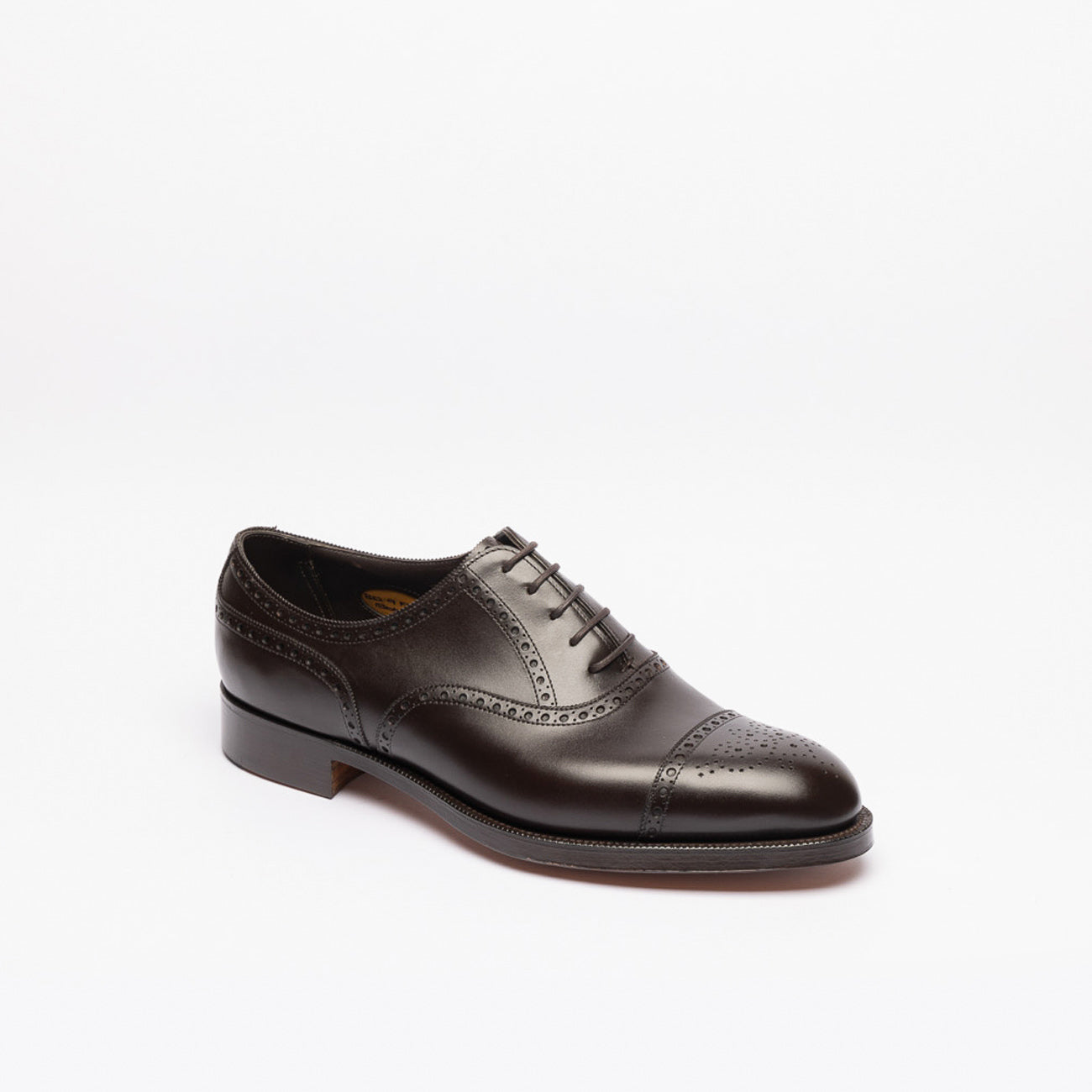 Chaussures Edward Green CADOGAN Derbies En Cuir - Taille 9.5 UK / 43.5 EU - Marron - Occasion