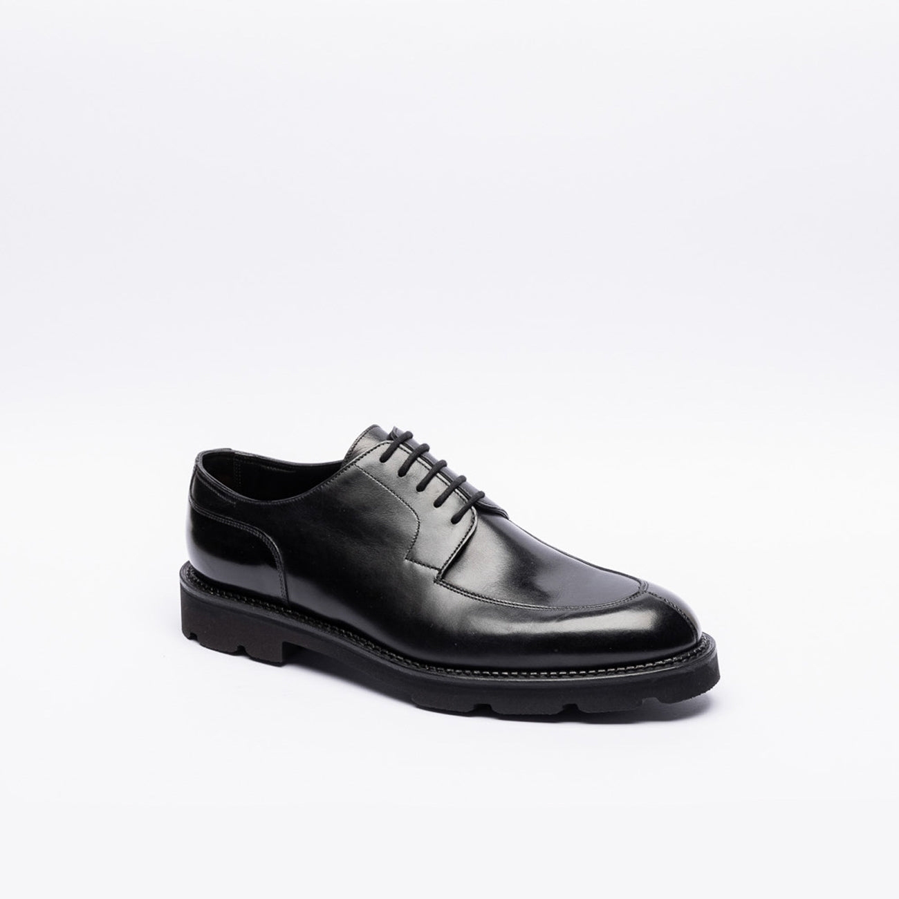 John Lobb black calf derby shoe – Iliprandi Milano