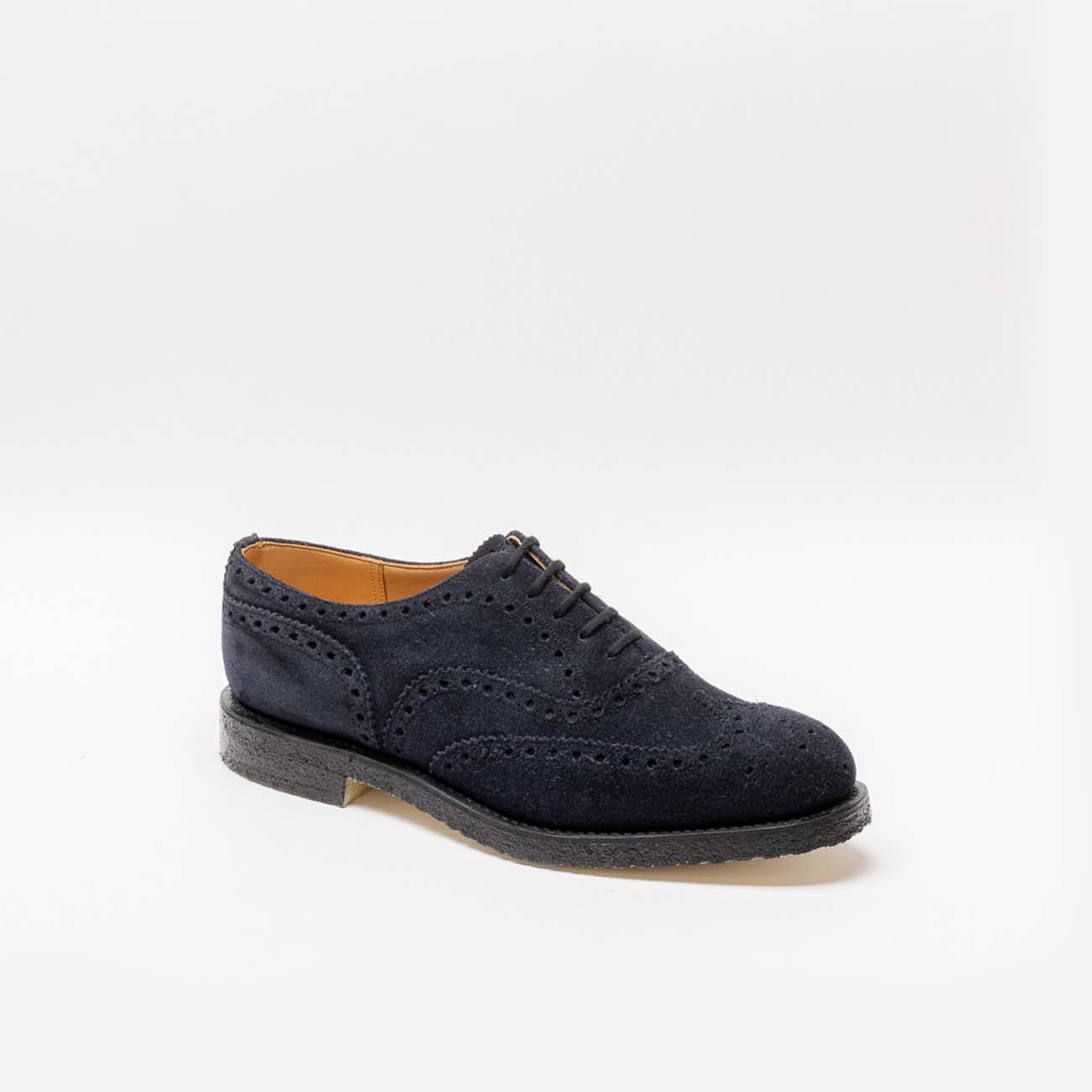 Church’s FAIRFIELD 8h Church's Fairfield 81 navy castoro suede oxford shoe – Iliprandi