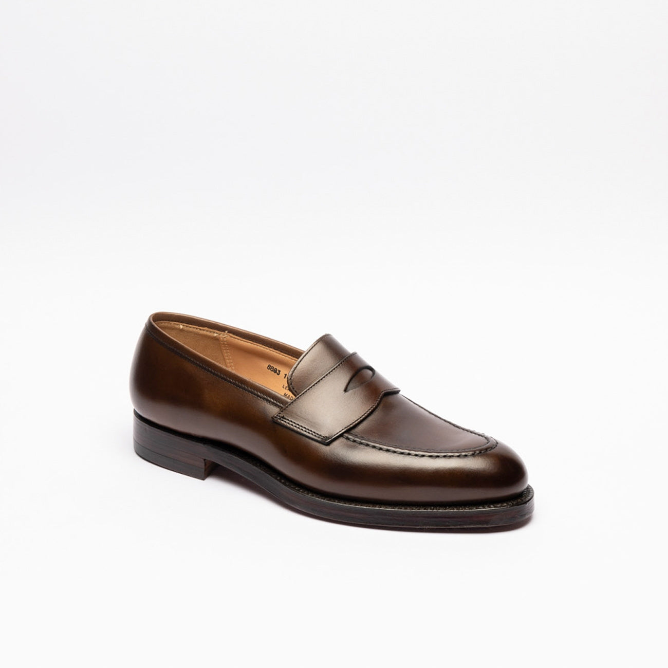 Crocket & Jones Brown and Tan Leather Loafers Made in England Crockett & Jones Grasmere Tan Derby | Bowhill & Elliott  main image 3