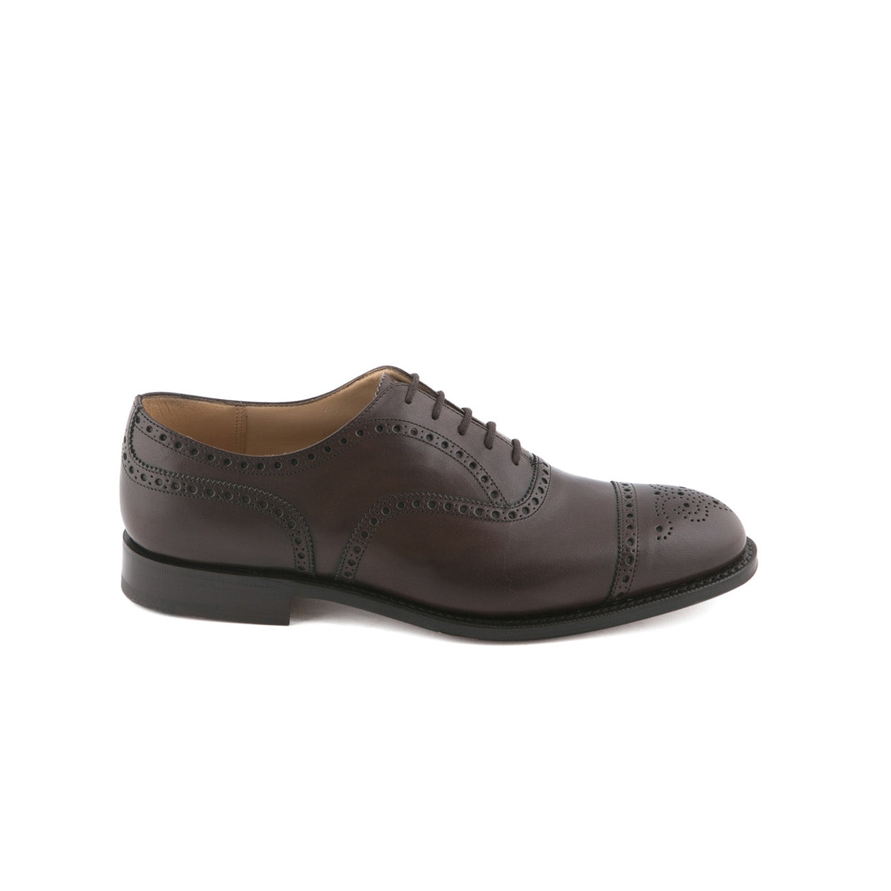 Church's Diplomat 173 lace-up shoe in ebony nevada calf