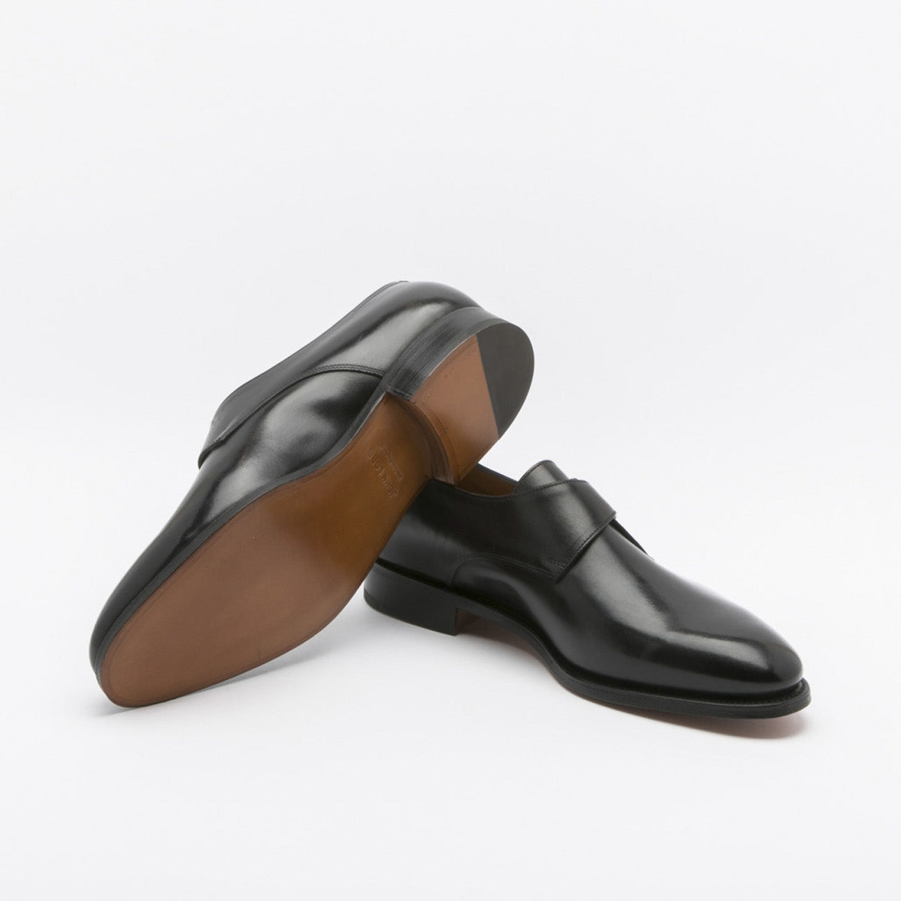 John Lobb black calf monk strap shoe – Iliprandi Milano