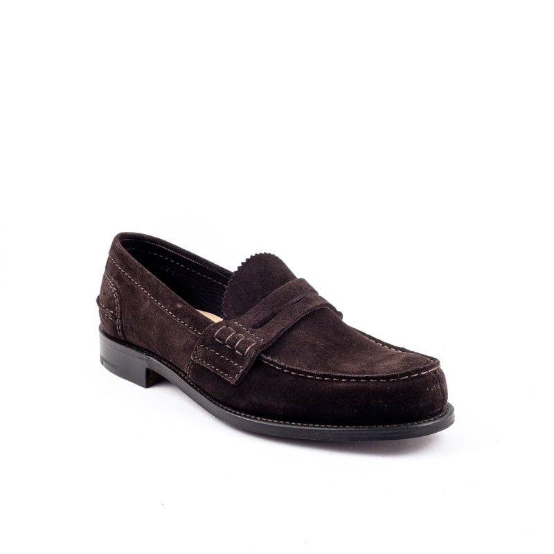 Church's brown suede loafer