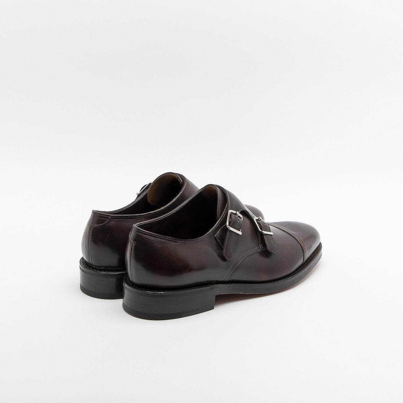 John Lobb William dark brown museum calf monk strap shoe (Fitting