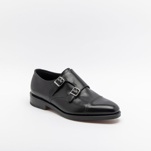 靴 John Lobb Matta Black Monk Strap shoes 靴 John Lobb Matta Black Monk Strap shoes John Lobb Matta Black