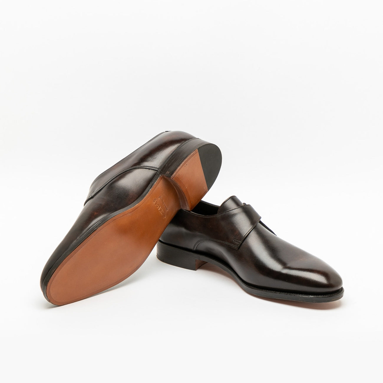 John Lobb Matta Black Monk Strap shoes John Lobb William
