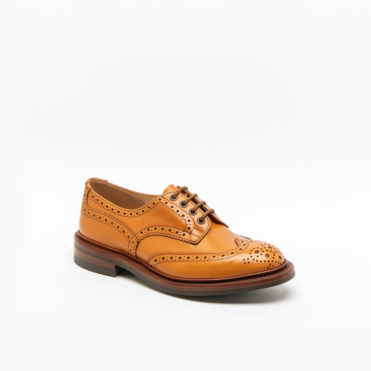 Tricker's Bourton acorn antique calf derby shoe (Dainite sole)