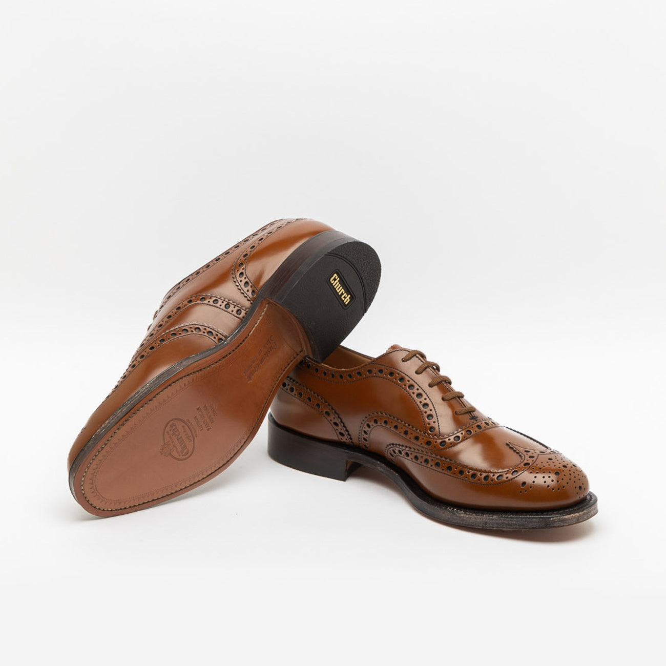 Church's Burwood 81 sandalwood polishbinder full brogue oxford