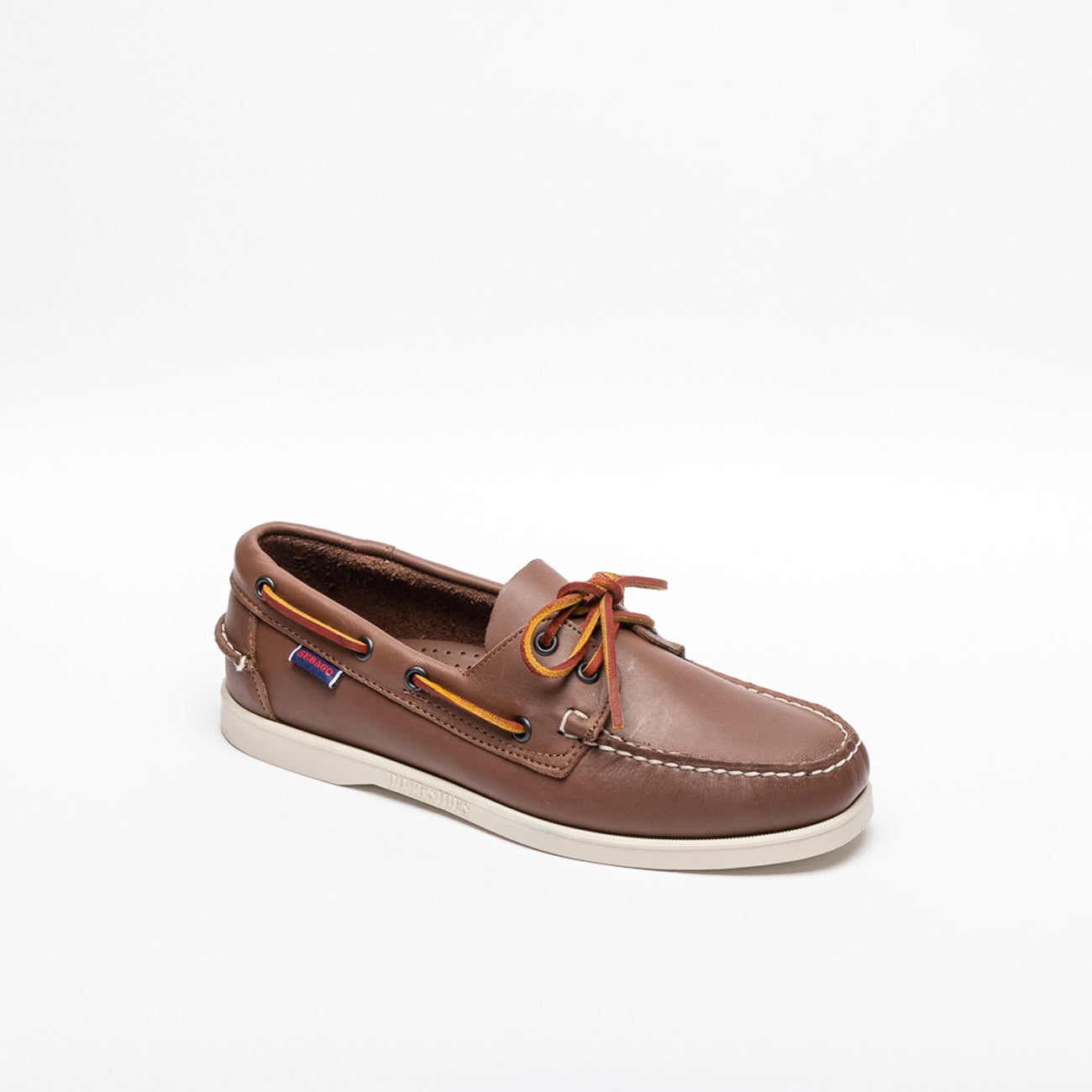 Sebago Docksides brown leather loafer