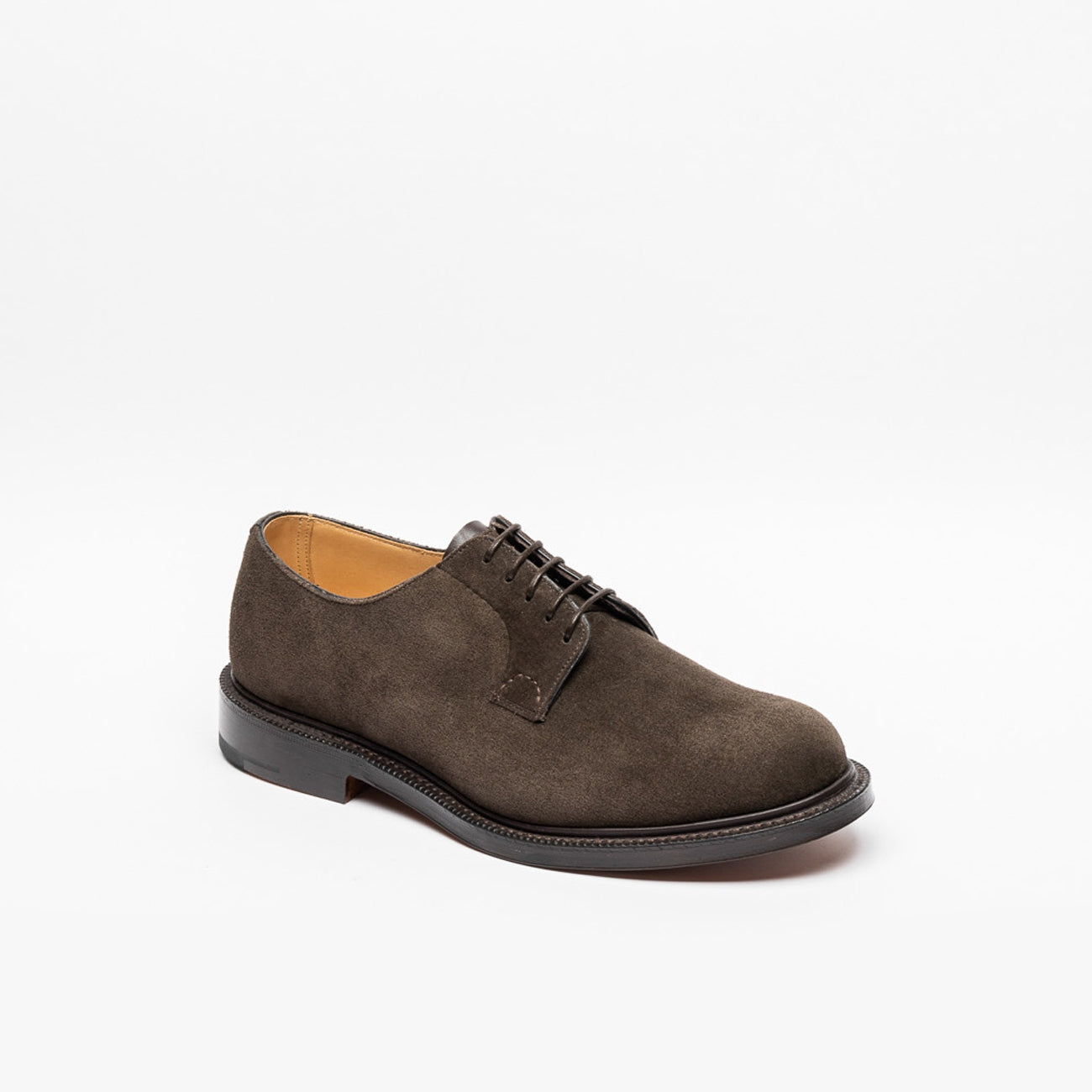 Church's brown castoro suede shoe