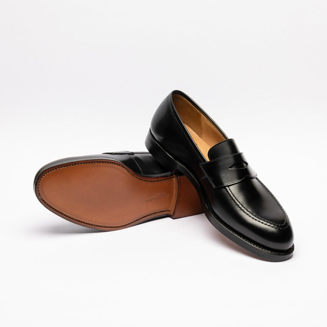 Crockett & Jones Henley black calf penny loafer – Iliprandi Milano
