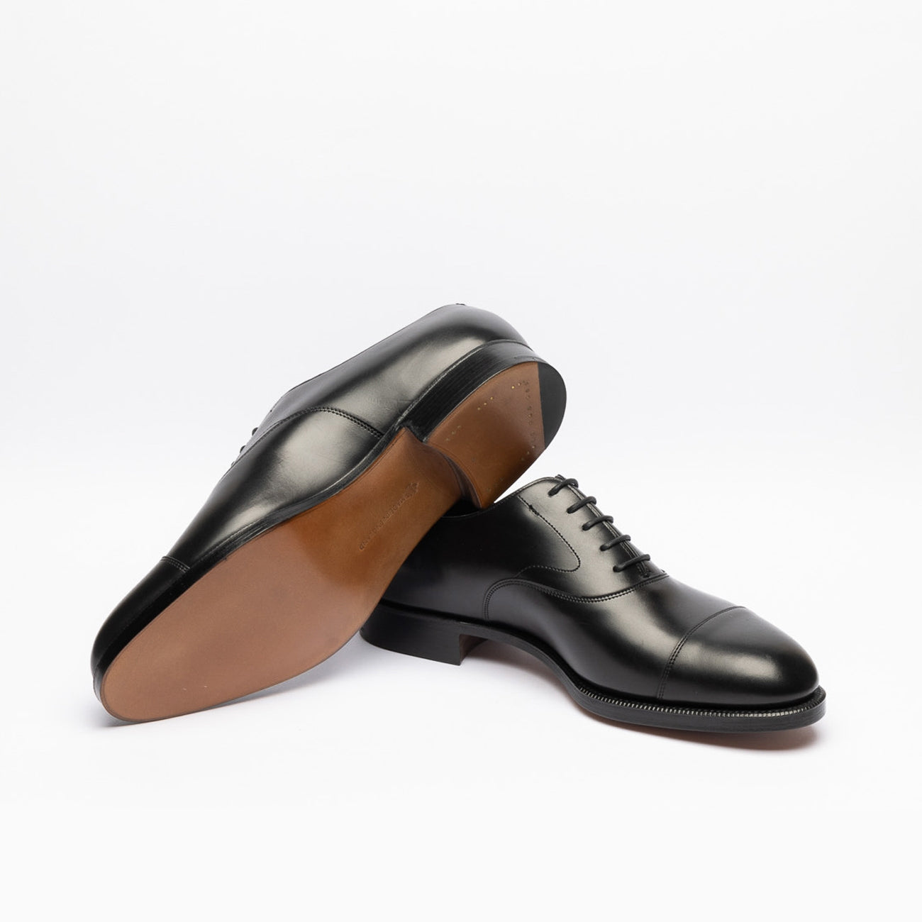 Edward Green Chelsea black calf oxford shoe – Iliprandi Milano