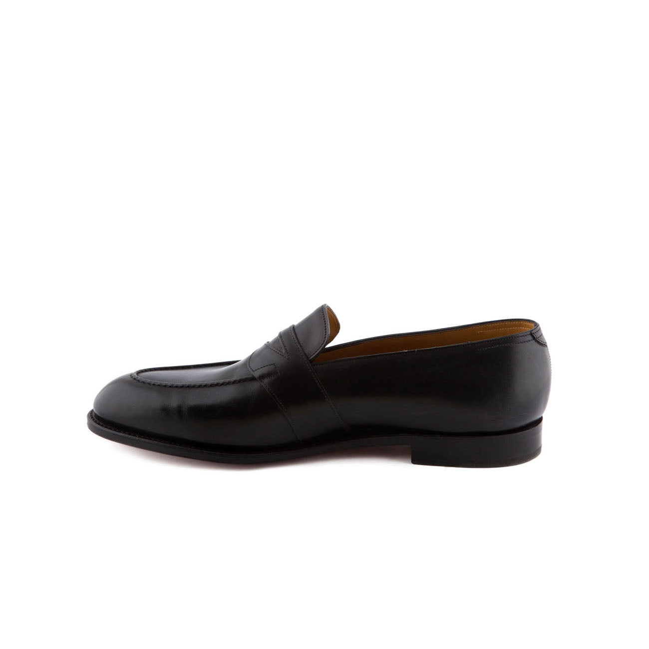 John Lobb Fencote black calf penny loafer – Iliprandi Milano